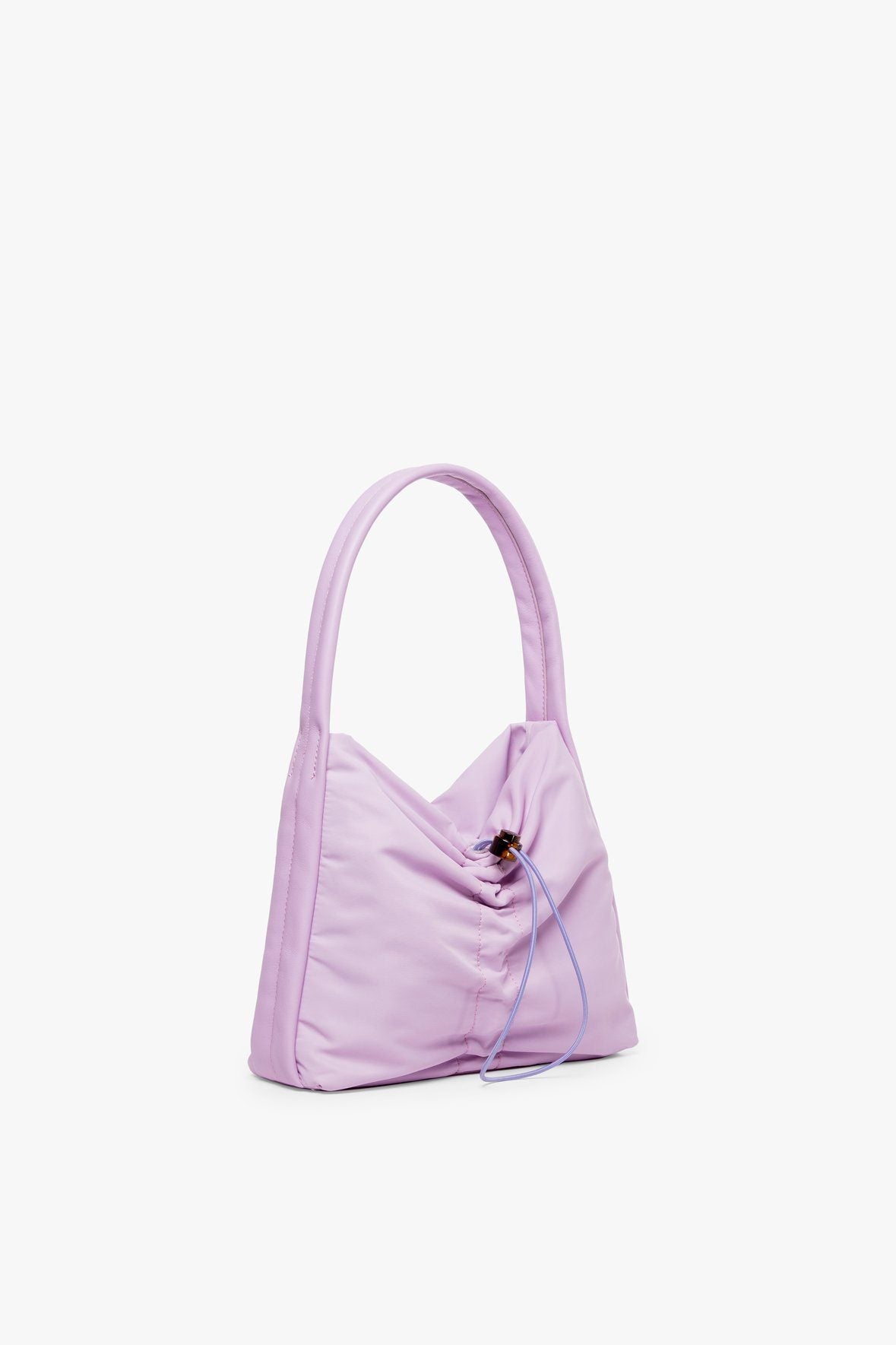 Image FELIX NYLON SHOULDER BAG | LAVENDER 3 of 8 and Clicking this image will trigger a zoom pop-up