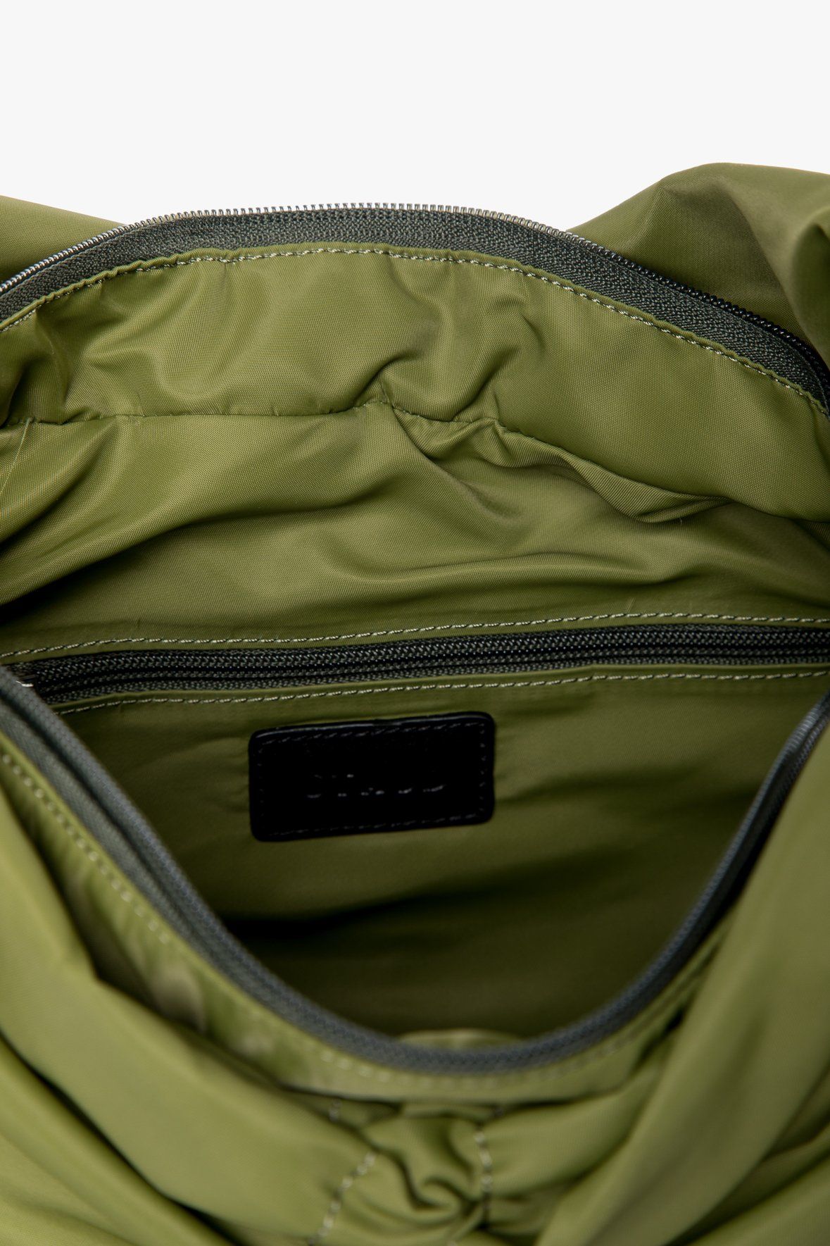 Image FELIX NYLON TOTE | OLIVE 6 of 6 and Clicking this image will trigger a zoom pop-up