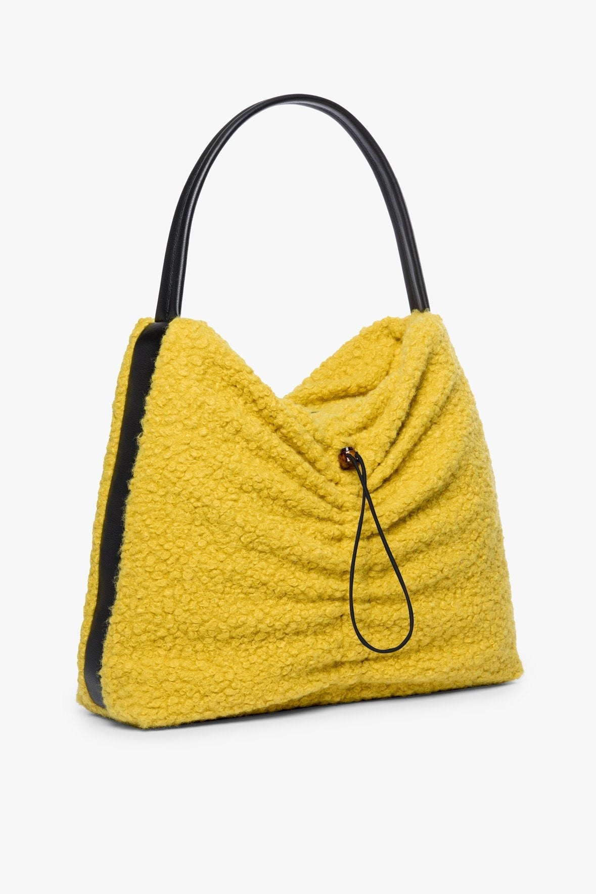 Image FELIX SHERPA TOTE BAG | CHARTREUSE BLACK 3 of 7 and Clicking this image will trigger a zoom pop-up