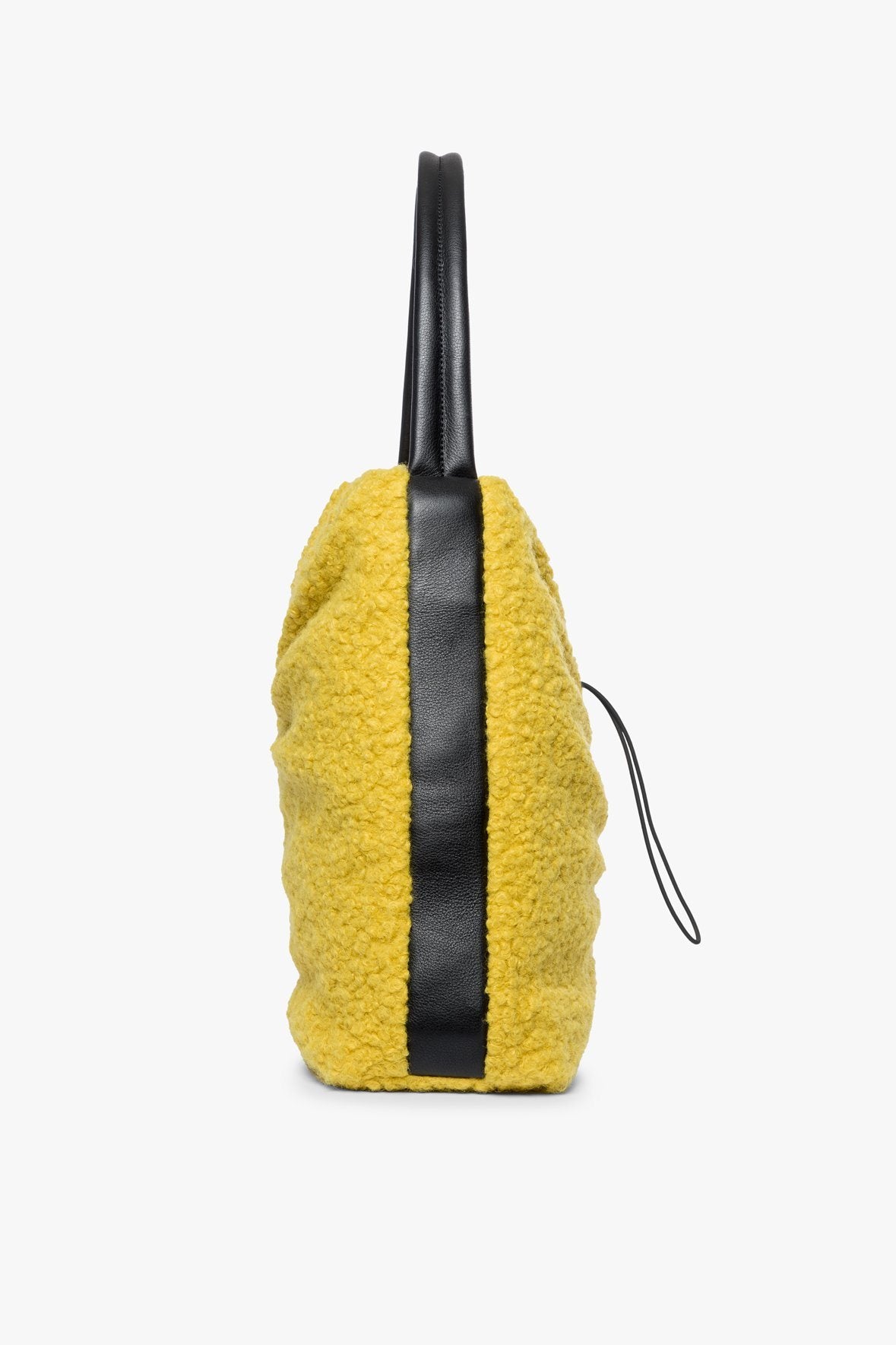 Image FELIX SHERPA TOTE BAG | CHARTREUSE BLACK 4 of 7 and Clicking this image will trigger a zoom pop-up