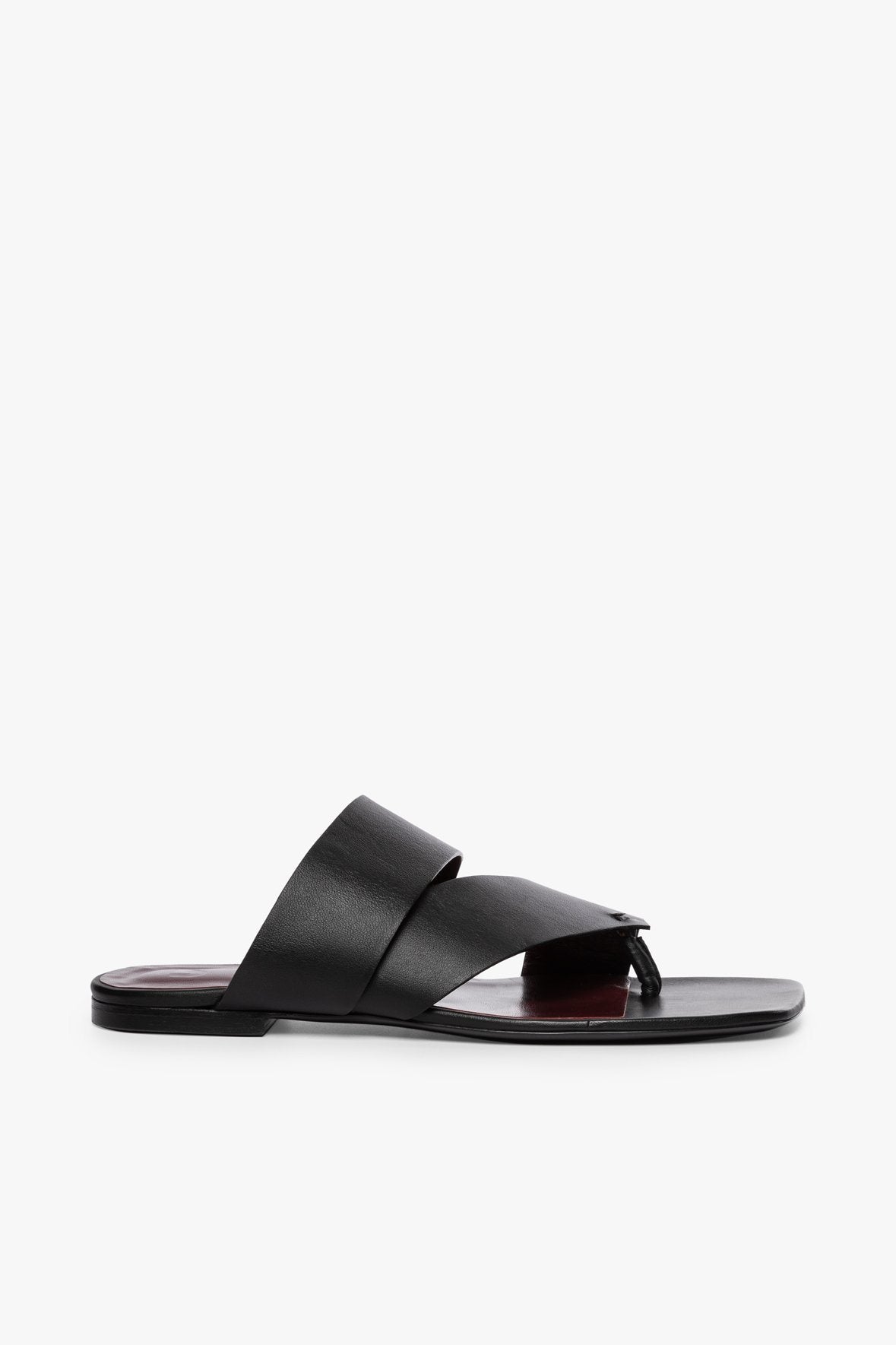 Image FLY FLAT SANDAL | BLACK 2 of 4 and Clicking this image will trigger a zoom pop-up