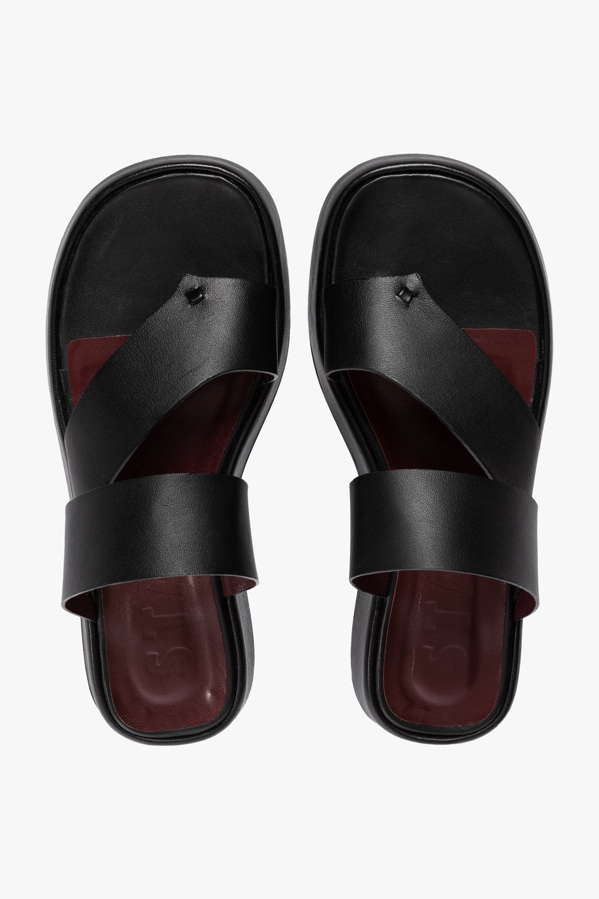 Image FLY FLATFORM SANDAL | BLACK 4 of 6 and Clicking this image will trigger a zoom pop-up