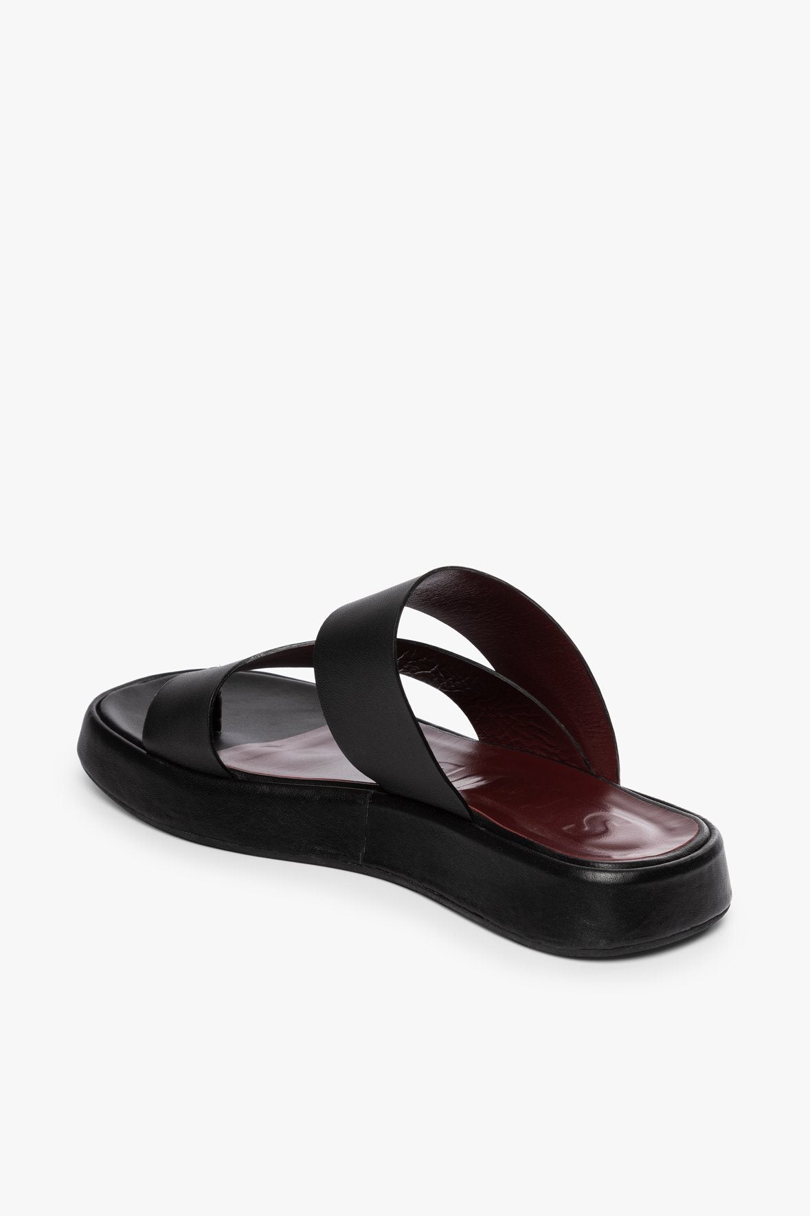 Image FLY FLATFORM SANDAL | BLACK 5 of 6 and Clicking this image will trigger a zoom pop-up