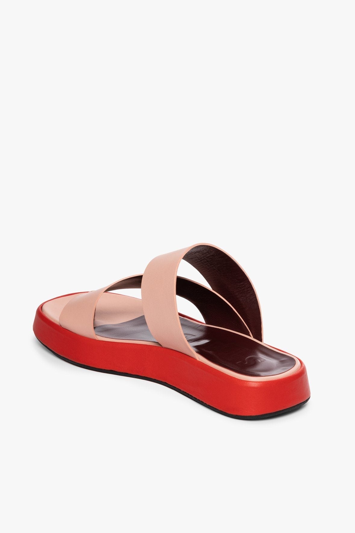 Image FLY FLATFORM SANDAL | DARK BLUSH TOMATO 5 of 5 and Clicking this image will trigger a zoom pop-up