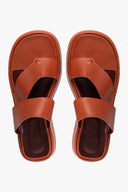 Image FLY FLATFORM SANDAL | RUST 5 of 6