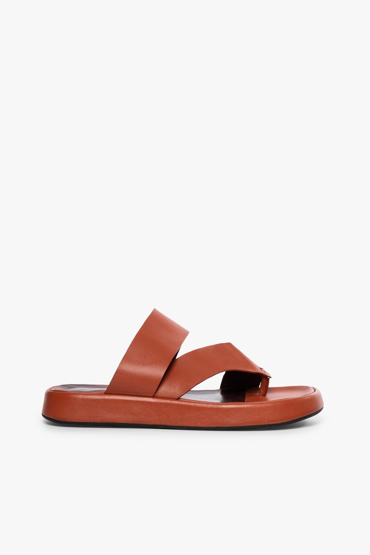 Image FLY FLATFORM SANDAL | RUST 3 of 6 and Clicking this image will trigger a zoom pop-up