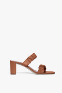 Image FRANKIE RUCHED SANDAL | TAN 5 of 7