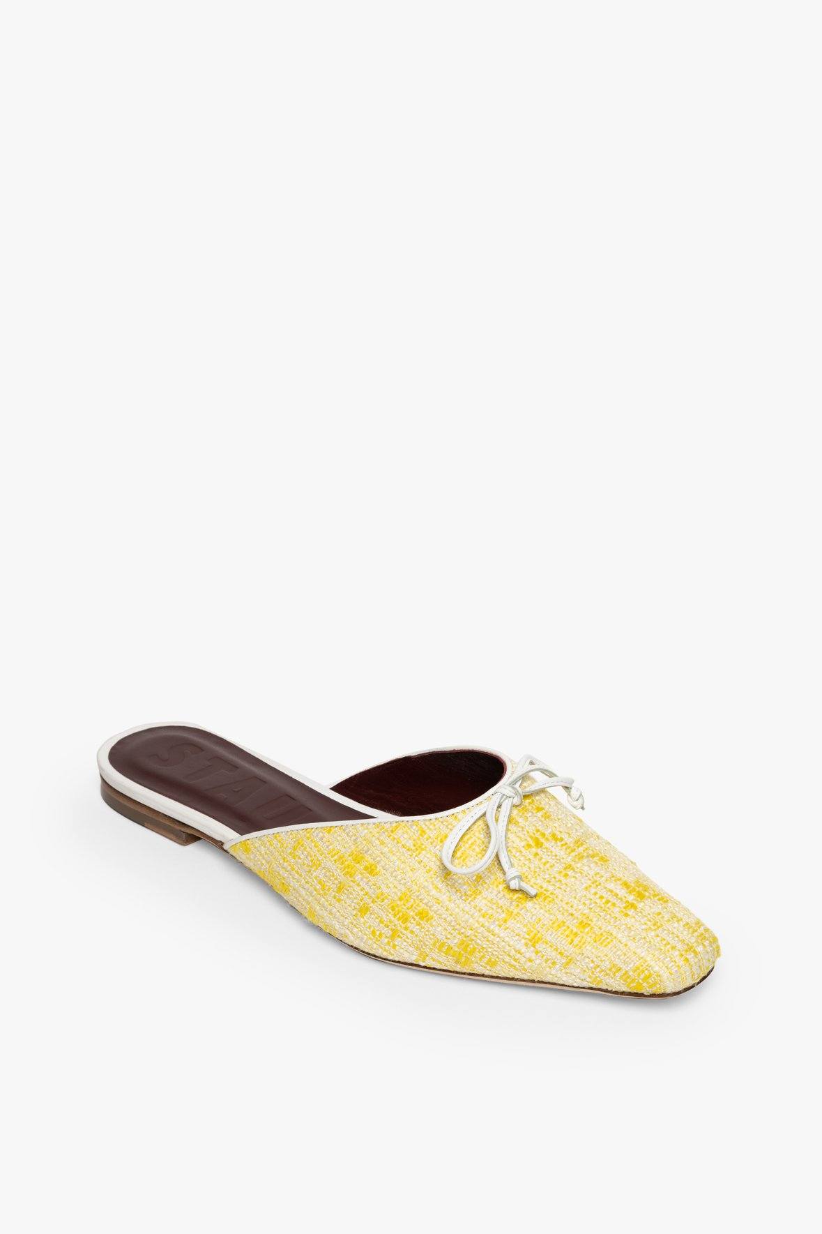 Image GINA TWEED MULE | LIMONE 1 of 8 and Clicking this image will trigger a zoom pop-up