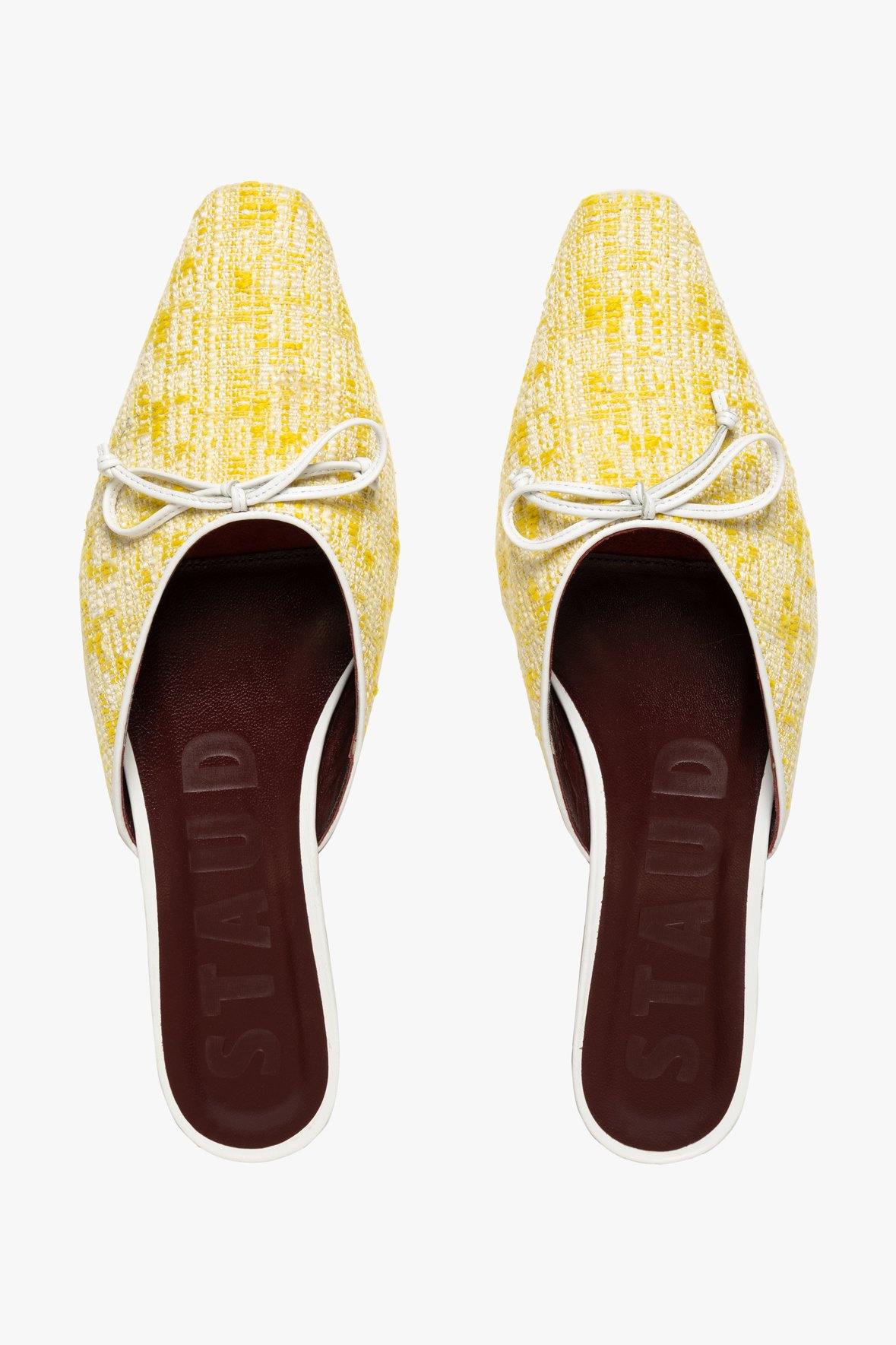 Image GINA TWEED MULE | LIMONE 7 of 8 and Clicking this image will trigger a zoom pop-up