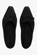 Image GINA SHEARLING LINED MULE | BLACK 4 of 4