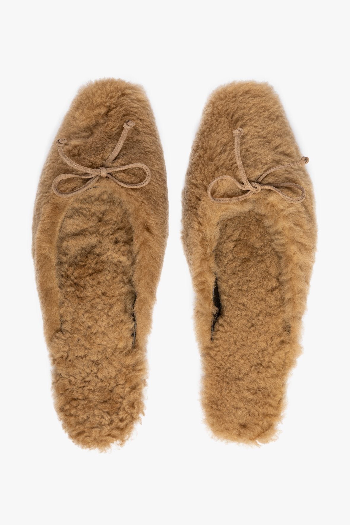 Image GINA SHEARLING MULE | NATURAL 4 of 4 and Clicking this image will trigger a zoom pop-up