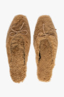 Image GINA SHEARLING MULE | NATURAL 4 of 4