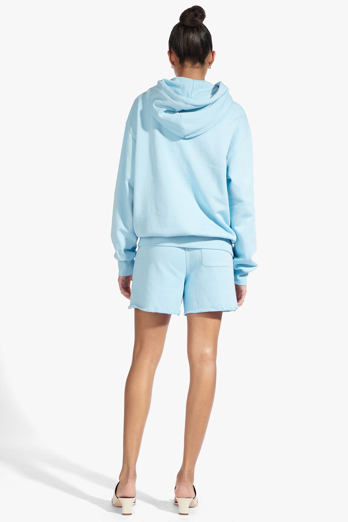 Image HOODED SWEATSHIRT | FRENCH BLUE 7 of 8 and Clicking this image will trigger a zoom pop-up