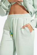 Image WIDE LEG SWEATPANTS | SAGE 2 of 6