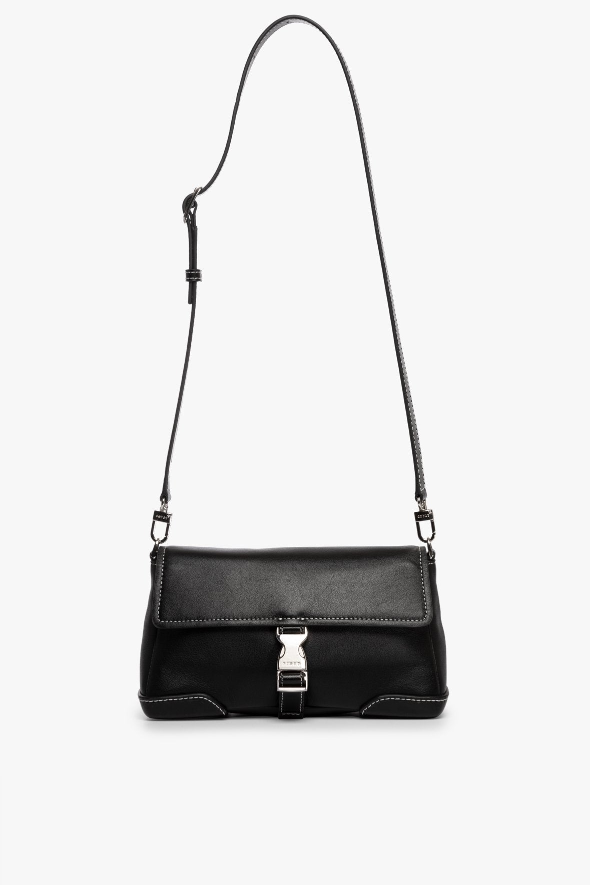 Image IZZY CONVERTIBLE SHOULDER BAG | BLACK 7 of 10 and Clicking this image will trigger a zoom pop-up