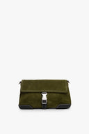 Image IZZY CONVERTIBLE SHOULDER BAG | OLIVE SUEDE 8 of 11