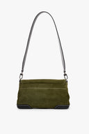 Image IZZY CONVERTIBLE SHOULDER BAG | OLIVE SUEDE 6 of 11