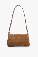 Image IZZY CONVERTIBLE SHOULDER BAG | TAN SUEDE 6 of 10