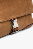 Image IZZY CONVERTIBLE SHOULDER BAG | TAN SUEDE 9 of 10