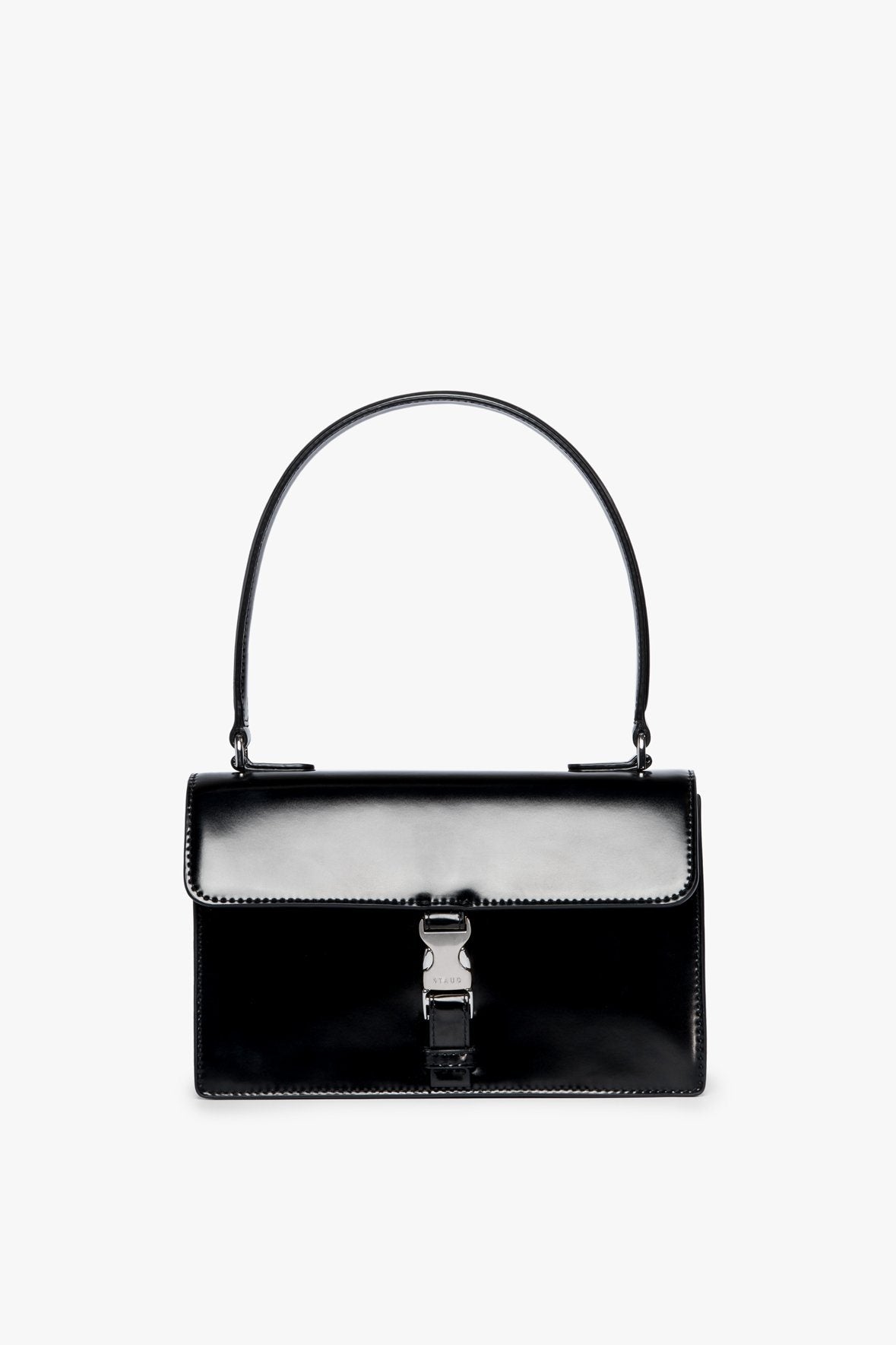 Image JACKIE BUCKLE BAG | BLACK 1 of 8 and Clicking this image will trigger a zoom pop-up