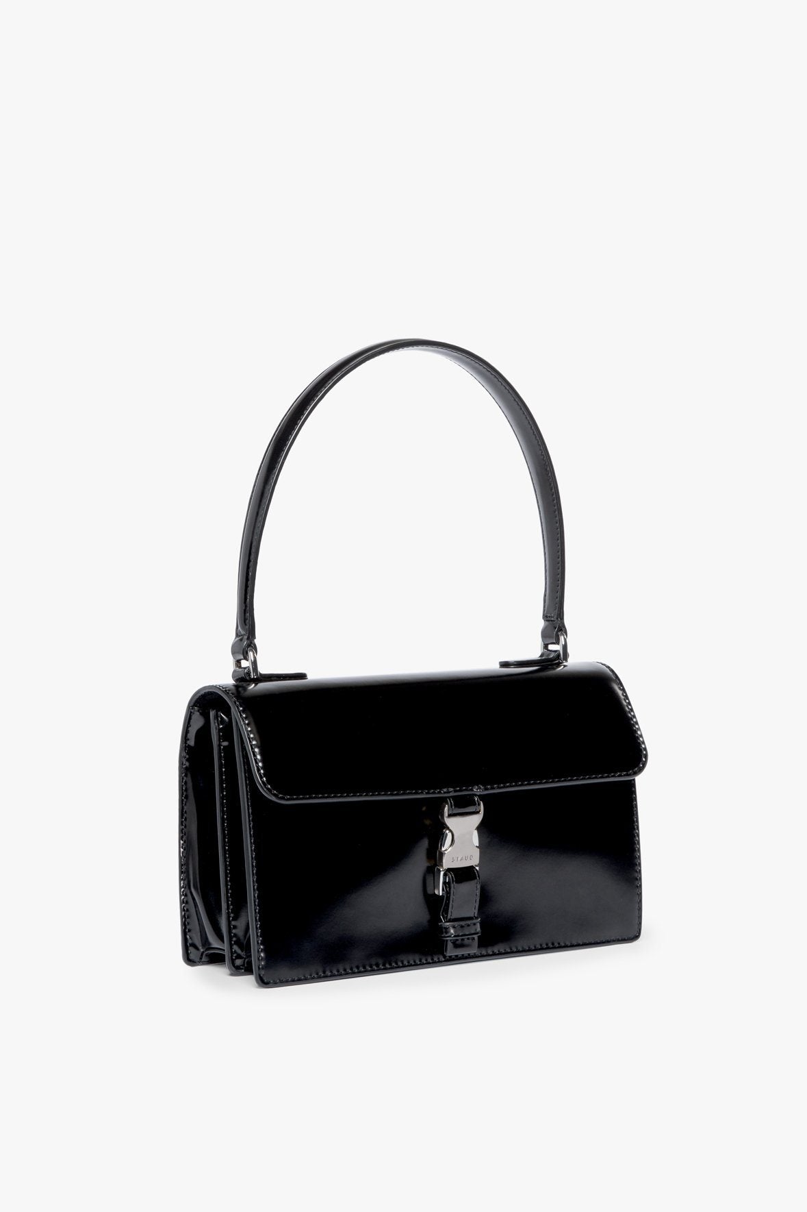 Image JACKIE BUCKLE BAG | BLACK 3 of 8 and Clicking this image will trigger a zoom pop-up