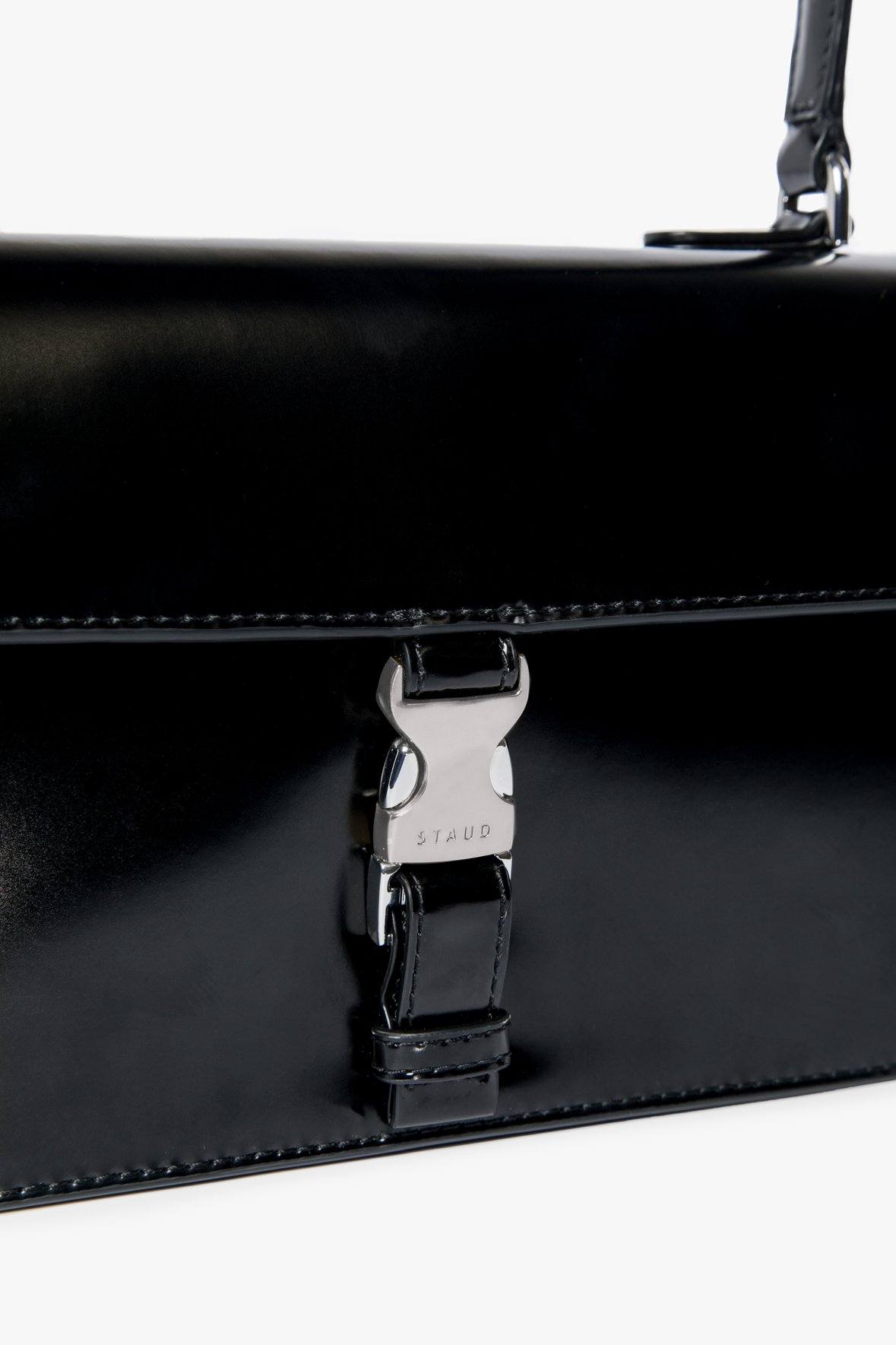 Image JACKIE BUCKLE BAG | BLACK 7 of 8 and Clicking this image will trigger a zoom pop-up