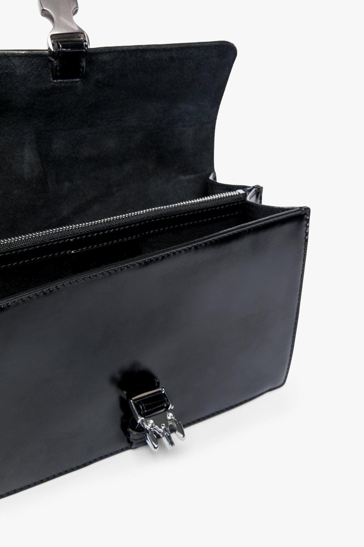 Image JACKIE BUCKLE BAG | BLACK 8 of 8 and Clicking this image will trigger a zoom pop-up