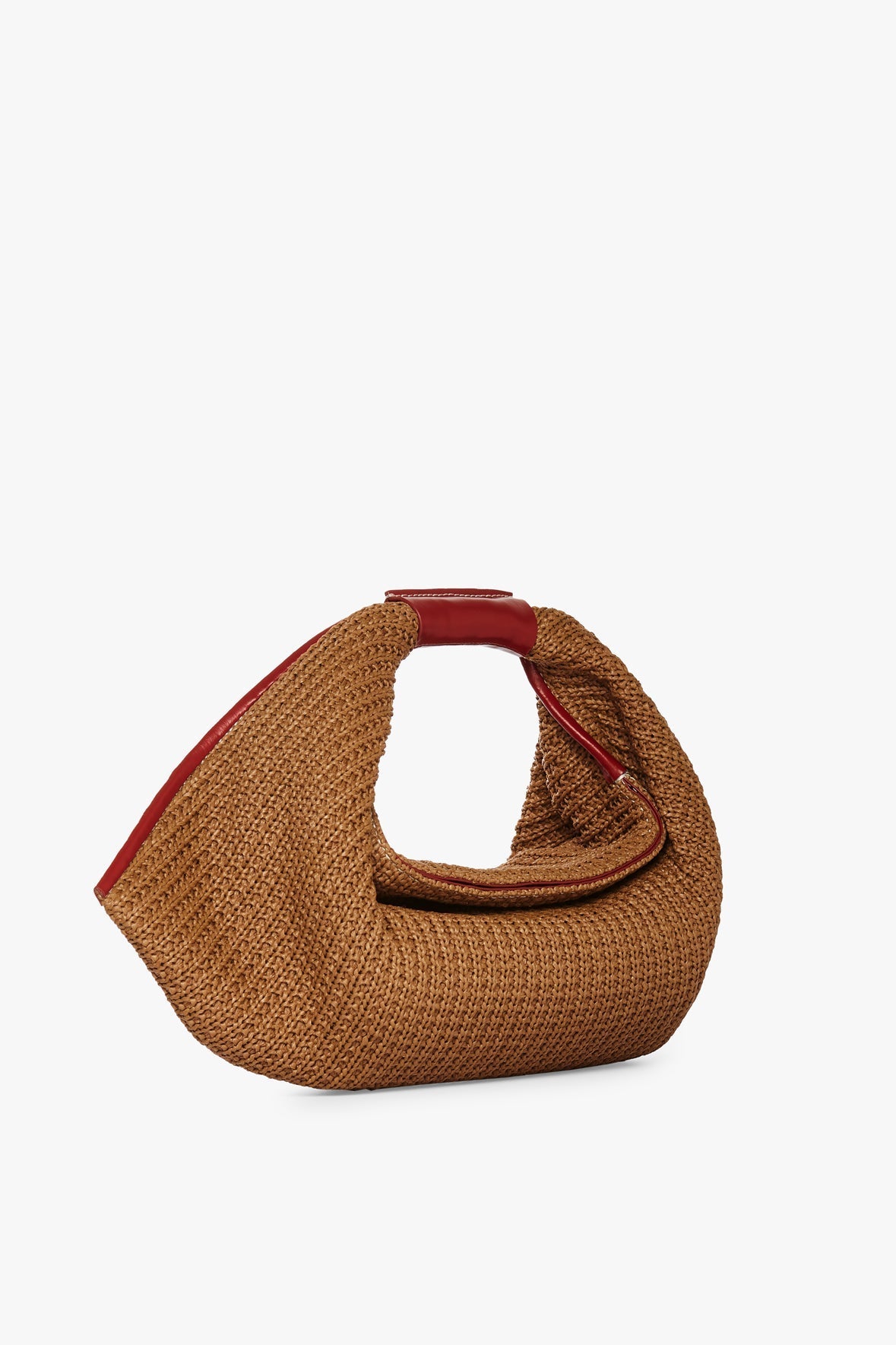 Image JETSON RAFFIA BAG | TAN SCARLET 3 of 8 and Clicking this image will trigger a zoom pop-up