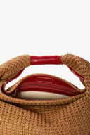 Image JETSON RAFFIA BAG | TAN SCARLET 8 of 8