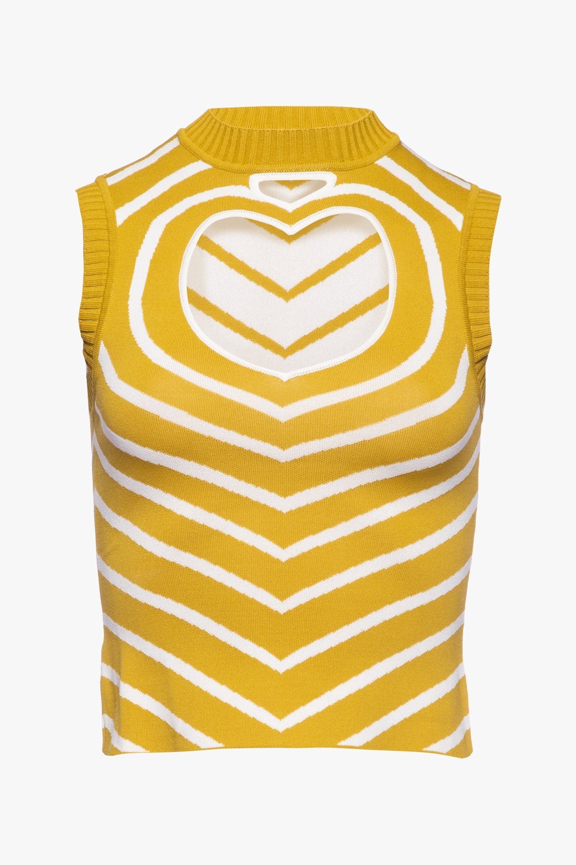 Image KNIGHT SWEATER VEST | CHARTREUSE CHEVRON 8 of 8 and Clicking this image will trigger a zoom pop-up