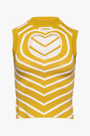 Image KNIGHT SWEATER VEST | CHARTREUSE CHEVRON 8 of 8