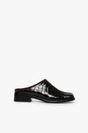 Image KNIGHTSBRIDGE MULE | BLACK CROC EMBOSSED 4 of 6