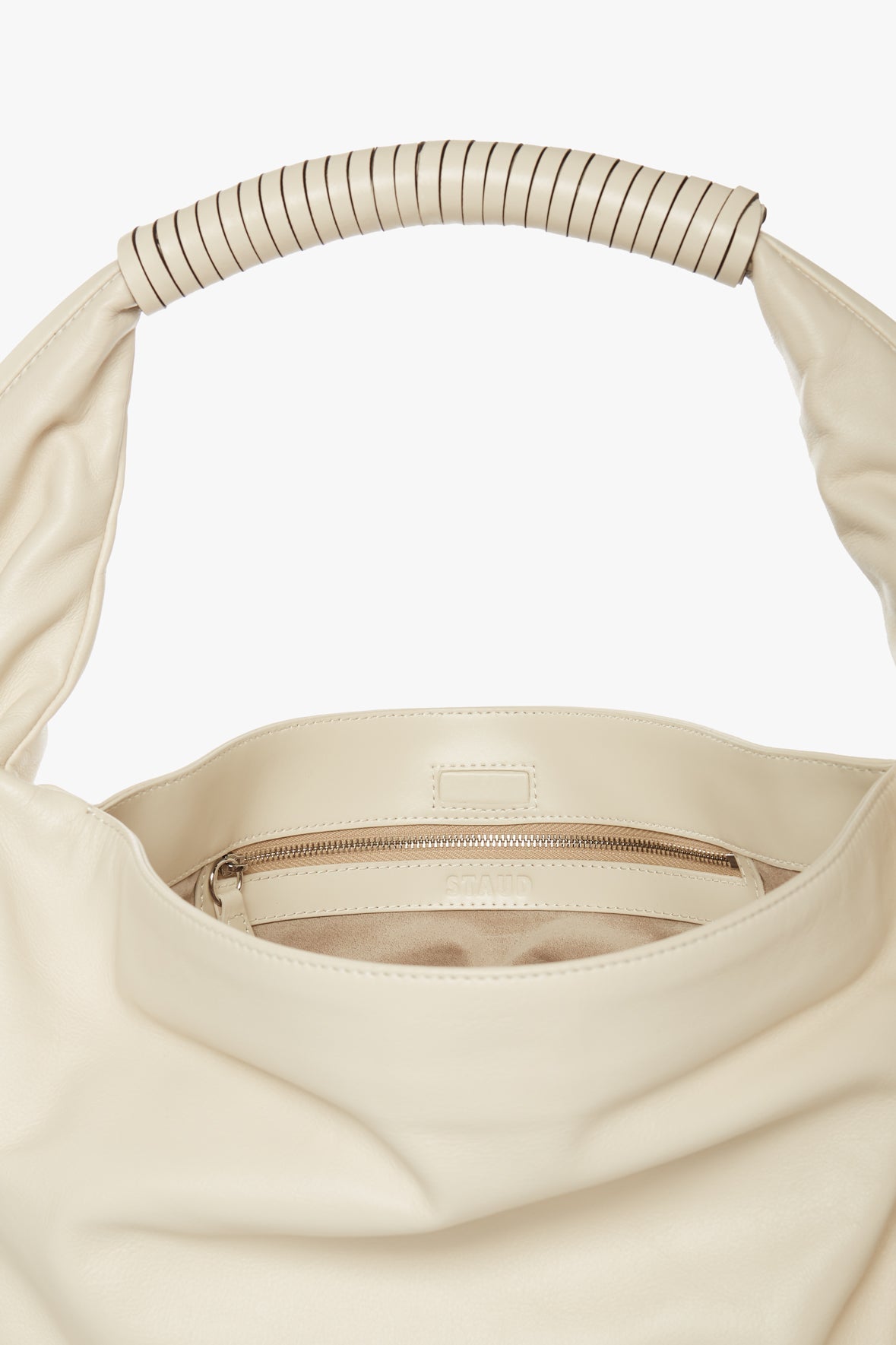 Image LARGE JETSON HOBO TOTE | CREAM 7 of 7 and Clicking this image will trigger a zoom pop-up