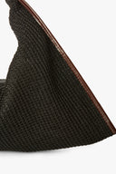 Image LARGE JETSON RAFFIA TOTE | BLACK MAHOGANY 6 of 7