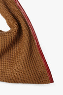 Image LARGE JETSON RAFFIA TOTE | TAN SCARLET 3 of 7