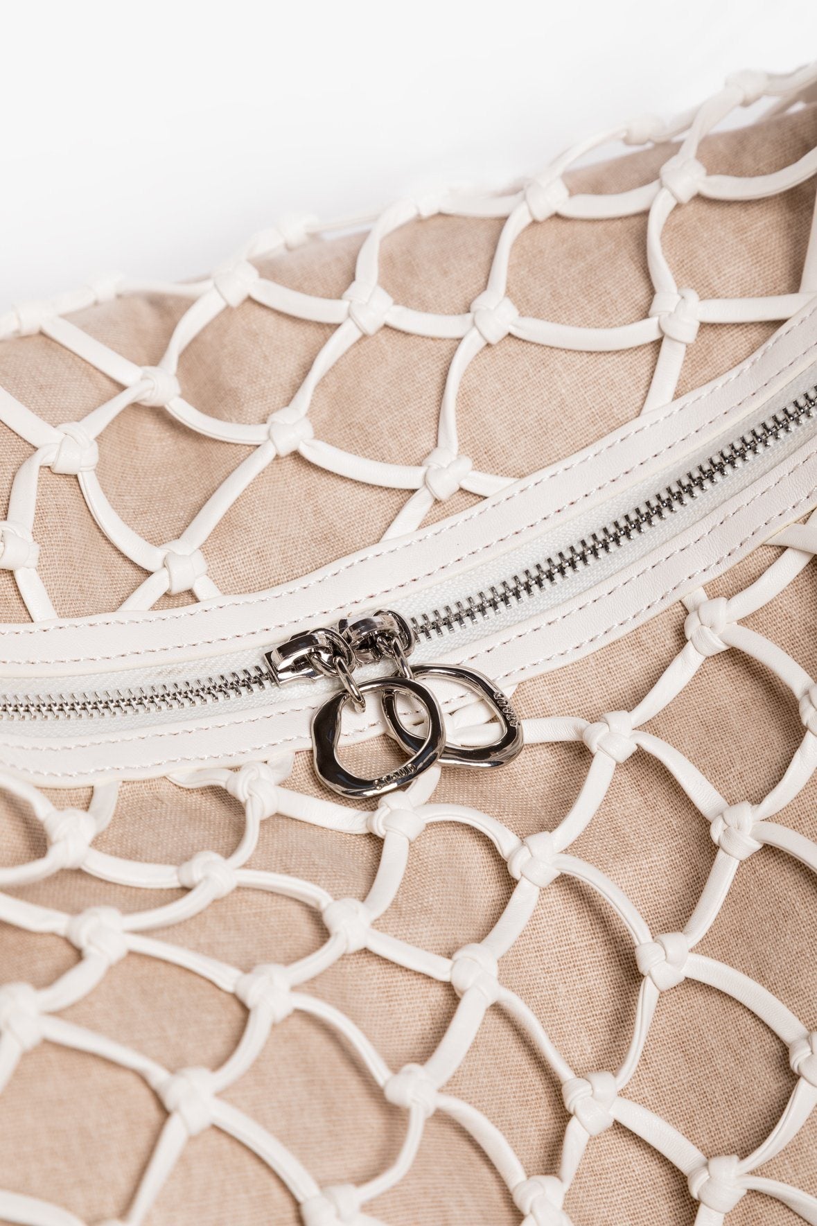 Image LARGE LUNA BAG | FRESH WHITE VEGAN LEATHER 5 of 8 and Clicking this image will trigger a zoom pop-up