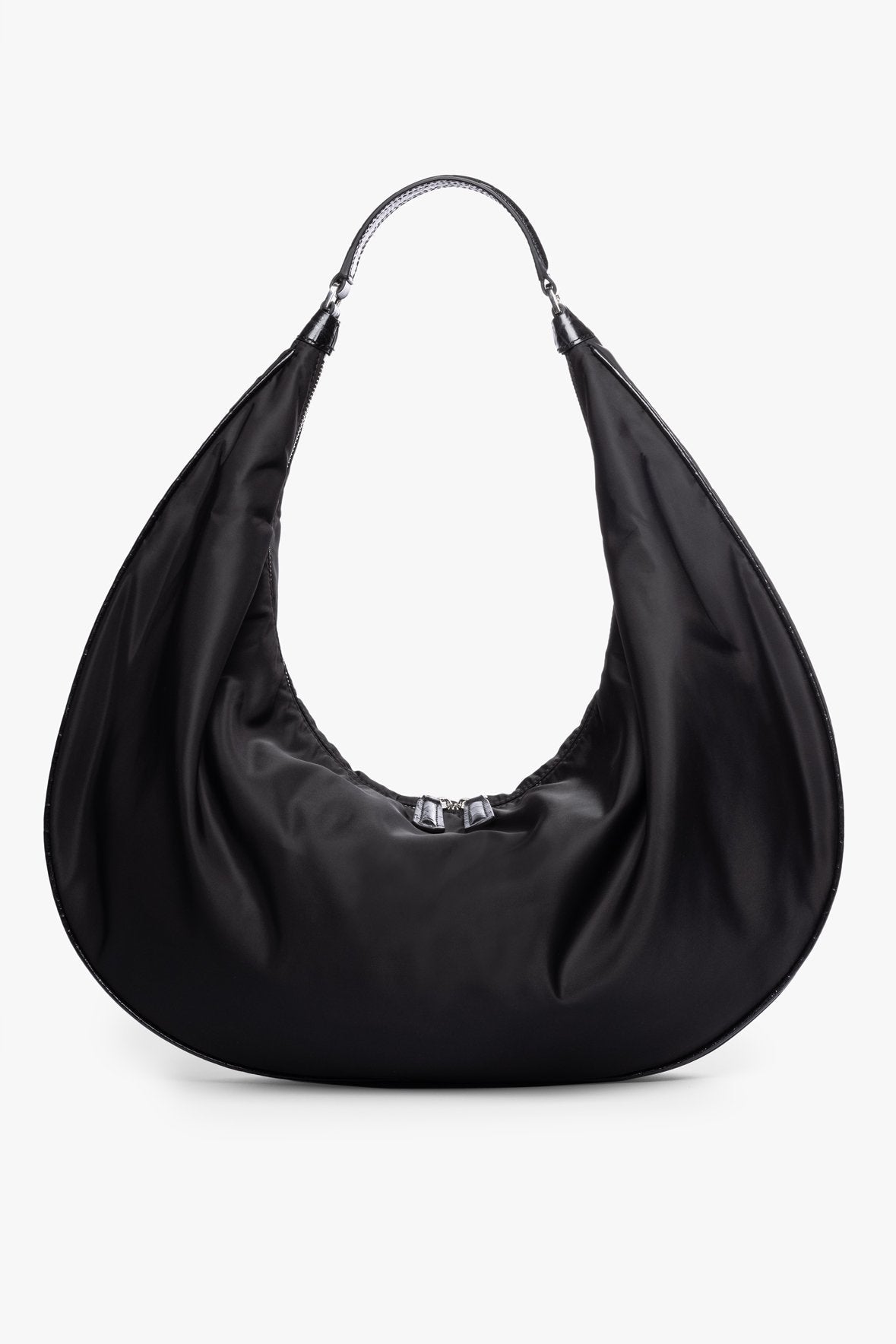 Image LARGE NYLON SASHA BAG | BLACK 1 of 8 and Clicking this image will trigger a zoom pop-up