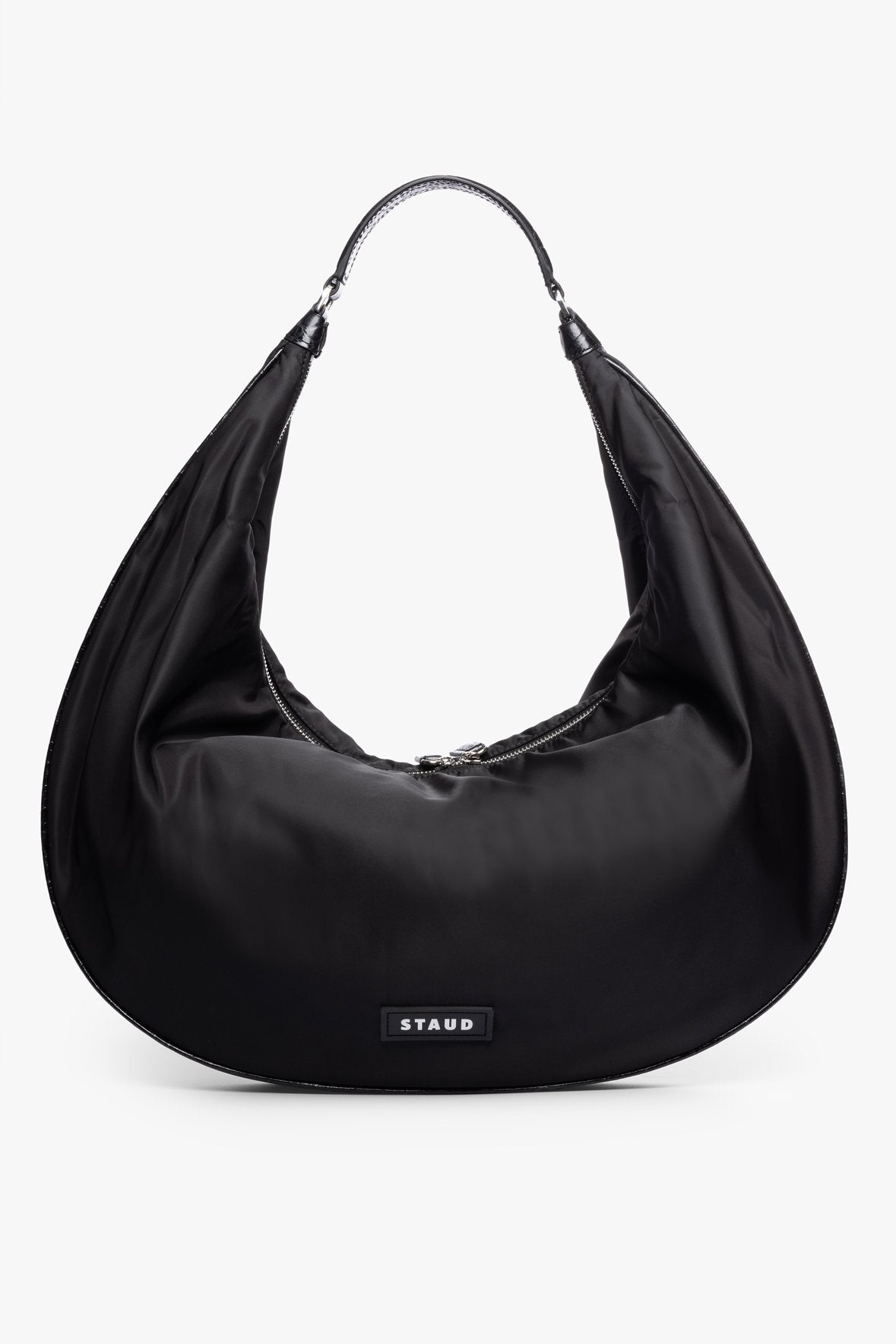 Image LARGE NYLON SASHA BAG | BLACK 6 of 8 and Clicking this image will trigger a zoom pop-up