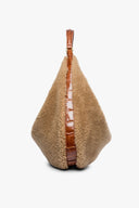 Image LARGE SASHA SHEARLING BAG | NATURAL TAN 4 of 7