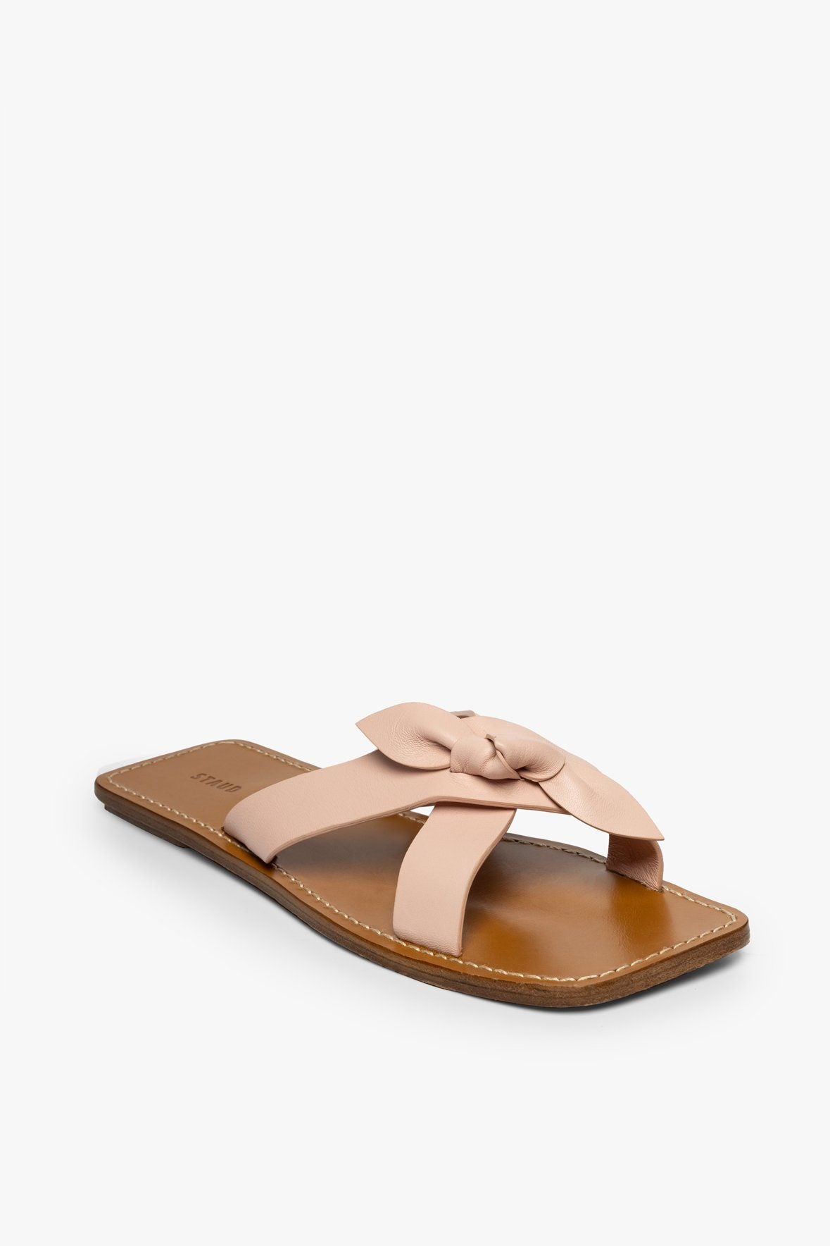 Image LEI SANDAL | DARK BLUSH TAN 1 of 6 and Clicking this image will trigger a zoom pop-up