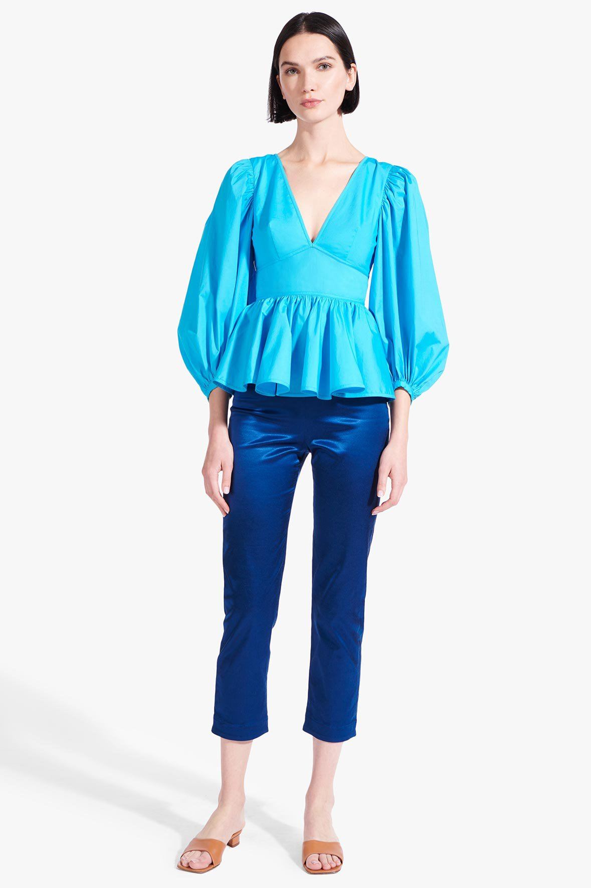 Image LUNA TOP | BRIGHT BLUE 3 of 7 and Clicking this image will trigger a zoom pop-up