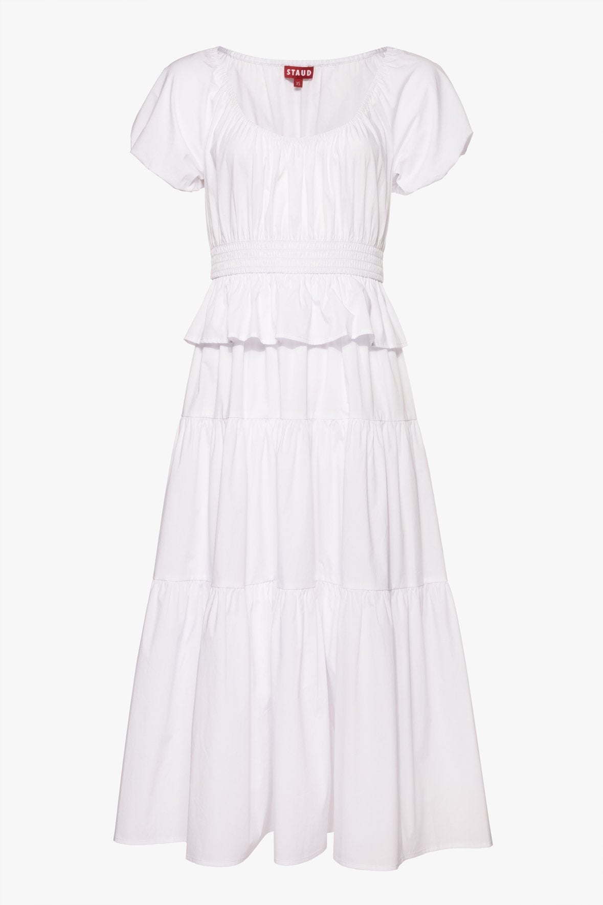 Image MARTINA DRESS | WHITE 9 of 10 and Clicking this image will trigger a zoom pop-up