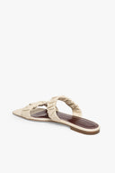 Image MAYA RUCHED SANDAL | CREAM 6 of 6