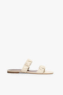 Image MAYA RUCHED SANDAL | CREAM 3 of 6