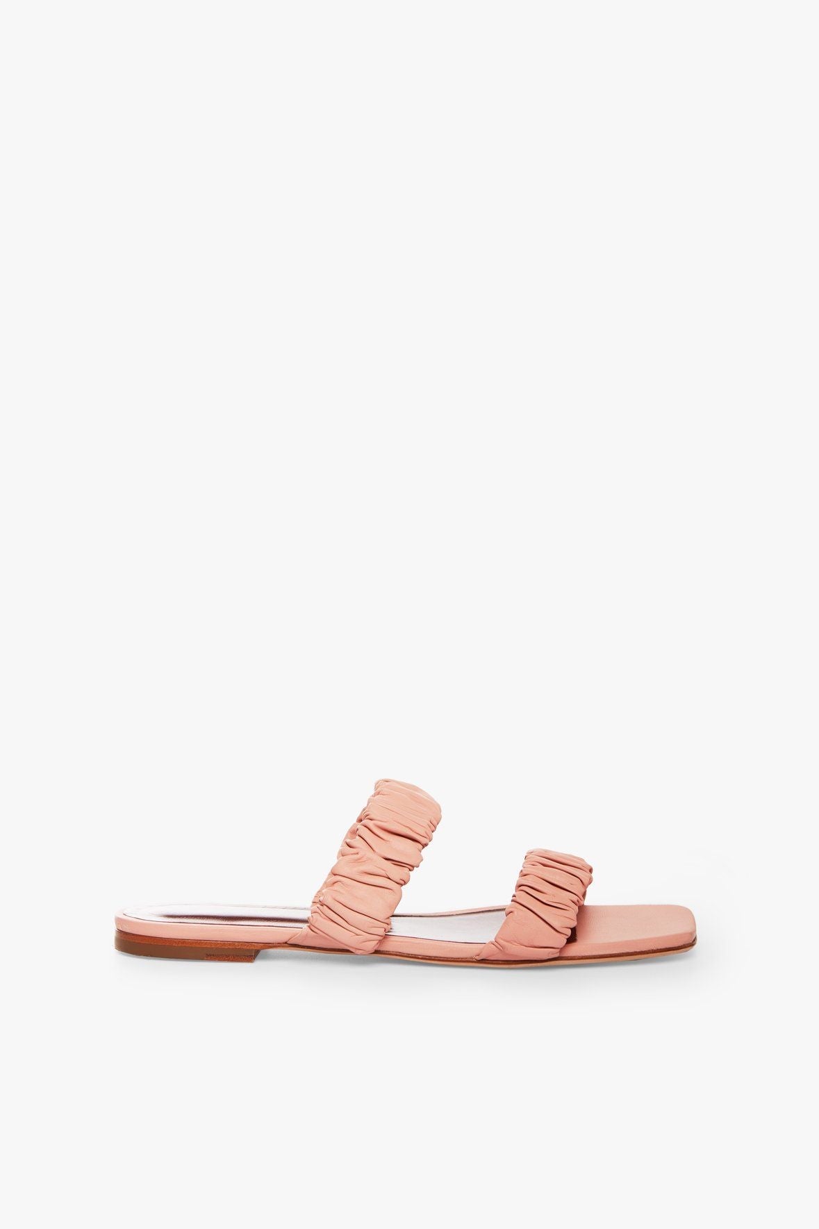 Image MAYA RUCHED SANDAL | DARK BLUSH 2 of 4 and Clicking this image will trigger a zoom pop-up