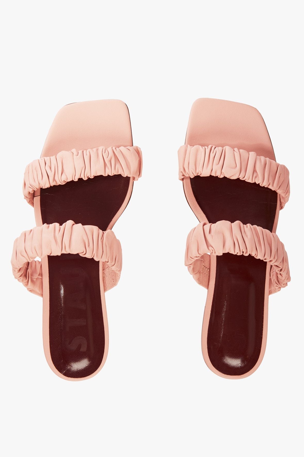 Image MAYA RUCHED SANDAL | DARK BLUSH 4 of 4 and Clicking this image will trigger a zoom pop-up