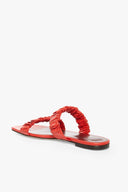 Image MAYA RUCHED SANDAL | SCARLET 3 of 4