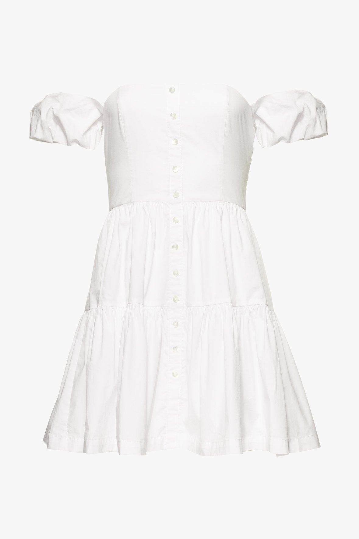 Image MINI ELIO DRESS | WHITE 9 of 9 and Clicking this image will trigger a zoom pop-up