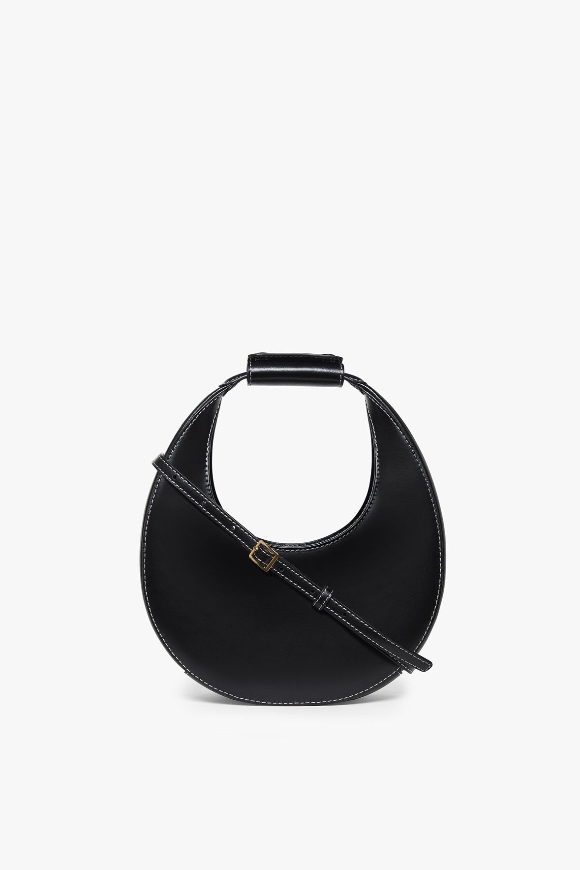 Image MINI MOON BAG | BLACK 1 of 7 and Clicking this image will trigger a zoom pop-up