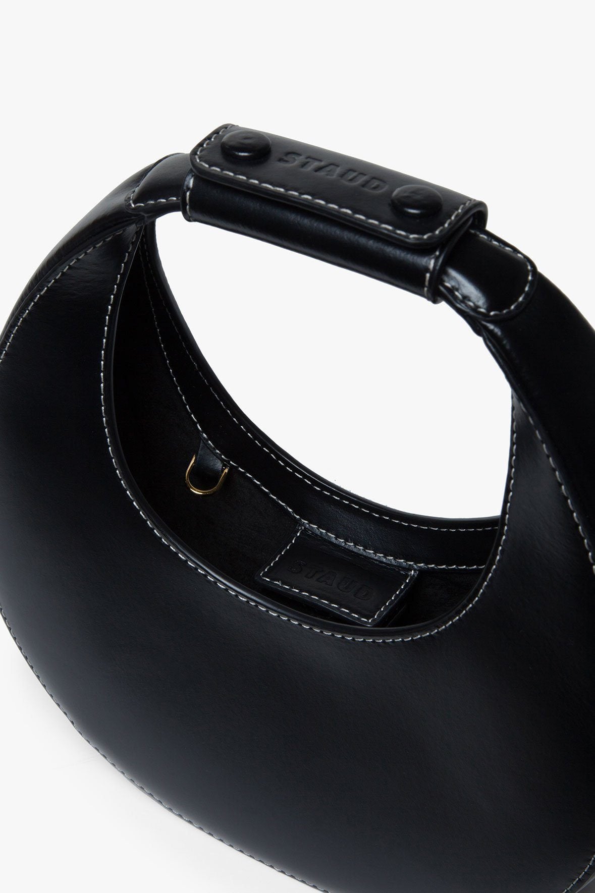 Image MINI MOON BAG | BLACK 6 of 7 and Clicking this image will trigger a zoom pop-up